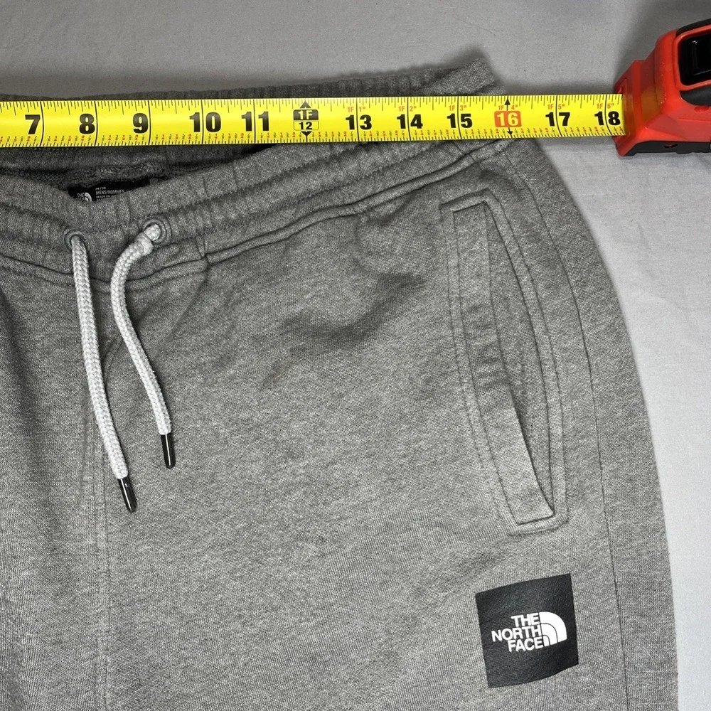 The North Face Mens Box NSE Jogger Pants Medium Heather Gray Fleece Sweatpants